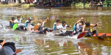 Lomba Sampan Bidar resmi masuk dalam kalender kegiatan tahunan Pemerintah Kabupaten Kubu Raya.