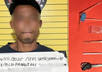 Tersangka mantan pasien rehab bernisial AO (25) kembali diamankan akibat membawa sabu.
