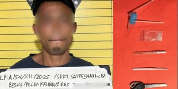 Tersangka mantan pasien rehab bernisial AO (25) kembali diamankan akibat membawa sabu.