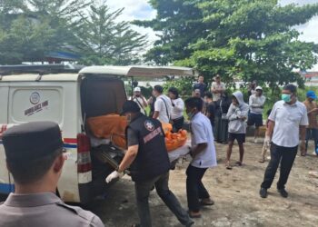 Penemuan sesosok mayat perempuan di salah satu ruko kosong, Senin pagi (5/1/2025).