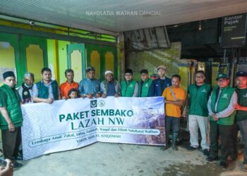 Ketua Umum PBNW Dr. TGKH. Lalu Gede Muhammad Zainuddin Atsani, Lc., M.Pd.I., beserta rombongan PBNW Turun Langsung menyerahkan sejumlah bantuan untuk korban bencana alam di Aceh Timur dan Aceh Tamiang.