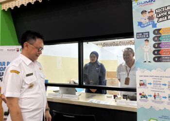 Wali Kota Pontianak Edi Rusdi Kamtono saat meninjau Mal Pelayanan Publik (MPP) beberapa waktu lalu.