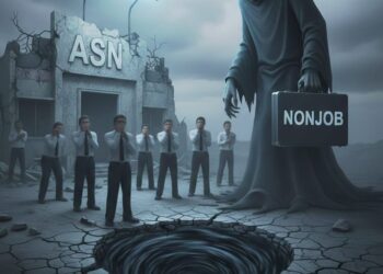 Ilustrasi Pejabat yang di Nonjobkan.