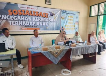 Dinas Sosial Kota Pontianak menggelar Sosialisasi Pencegahan Kekerasan terhadap anak di sekolah-sekolah.