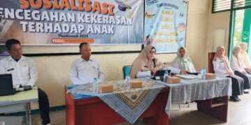 Dinas Sosial Kota Pontianak menggelar Sosialisasi Pencegahan Kekerasan terhadap anak di sekolah-sekolah.