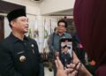 Gubernur Kalimantan Barat, Ria Norsan saat ditemui wartawan usai menghadiri rapat paripurna DPRD Kalbar, Selasa (20/01/2026). Foto : Deny Wahyu Hendrata.