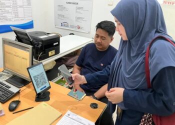 Layangan Qris Bank Kalbar di Cross Border Indonesia - Malaysia.