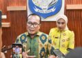 Bupati Kubu Raya Sujiwo usai membuka Konsultasi Publik Rancangan Awal Rencana Kerja Pemerintah Daerah (RKPD) Kabupaten Kubu Raya Tahun 2027 di Aula Praja Utama Kantor Bupati Kubu Raya, Kamis (22/1/2025).