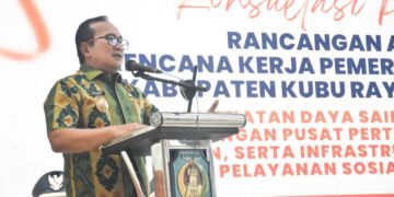 Bupati Kubu Raya Sujiwo di Sungai Raya, Kamis (22/1/2026).