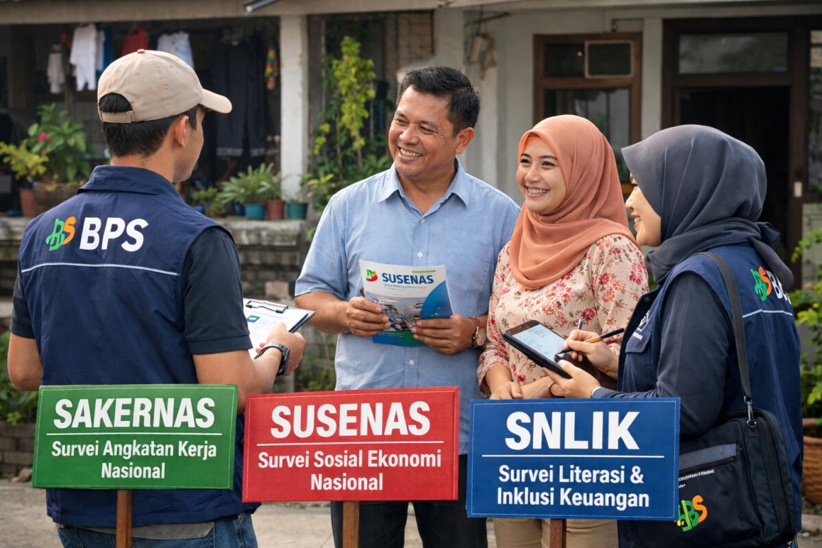 BPS akan melakukan survey Sakernas, Susenas dan SNLIK.