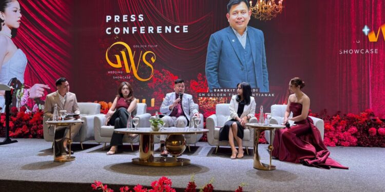 Press conference Golden Tulip Wedding Showcase 2026.Sabtu (24/01/2026).