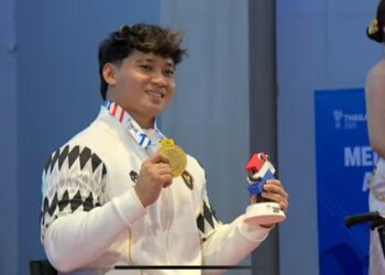 Mabruk Arib Dzaky, atlet angkat berat National Paralympic Committee (NPC) Kapuas Hulu