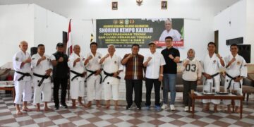 Wakil Bupati Kubu Raya, Sukiryanto hadiri Gashuku Nasional Shorinji Kempo Wilayah Kalimantan Barat yang digelar di Gedung Graha Pramuka Provinsi Kalimantan Barat, Kecamatan Sungai Raya, Sabtu (24/1/2026).