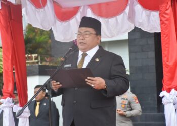 Wakil Bupati Kubu Raya, Sukiryanto pimpin Upacara Peringatan Hari Jadi ke-69 Pemerintah Provinsi Kalimantan Barat