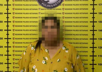 Salah satu pelaku yang berhasil diamankan polisi. Foto: Humas Polres.