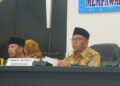 Rapat Koordinasi Pengendalian Inflasi Daerah yang dipimpin Menteri Dalam Negeri Tito Karnavian. Kegiatan tersebut dilaksanakan secara virtual dari Gedung Mempawah Command Center. (Foto Prokopim Mempawah)