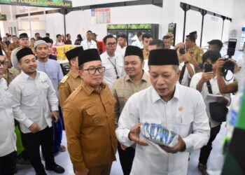 Sujiwo saat menghadiri peresmian Torasera Abdussalam, Senin (9/2/2026).