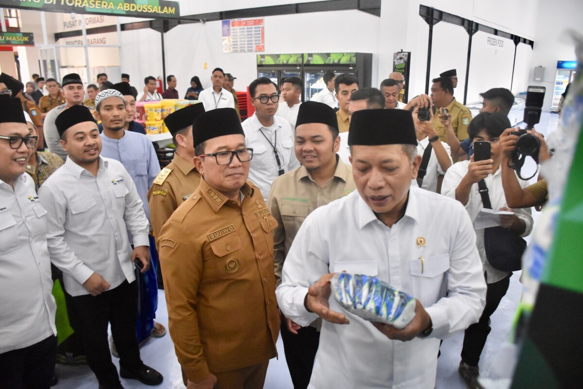 Sujiwo saat menghadiri peresmian Torasera Abdussalam, Senin (9/2/2026).