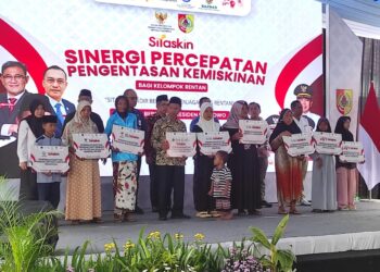 Bantuan dari BP Taskin untuk warga rentan miskin hingga miskin ekstrem di Jember (foto: jurnalis.co.id/Sigit)