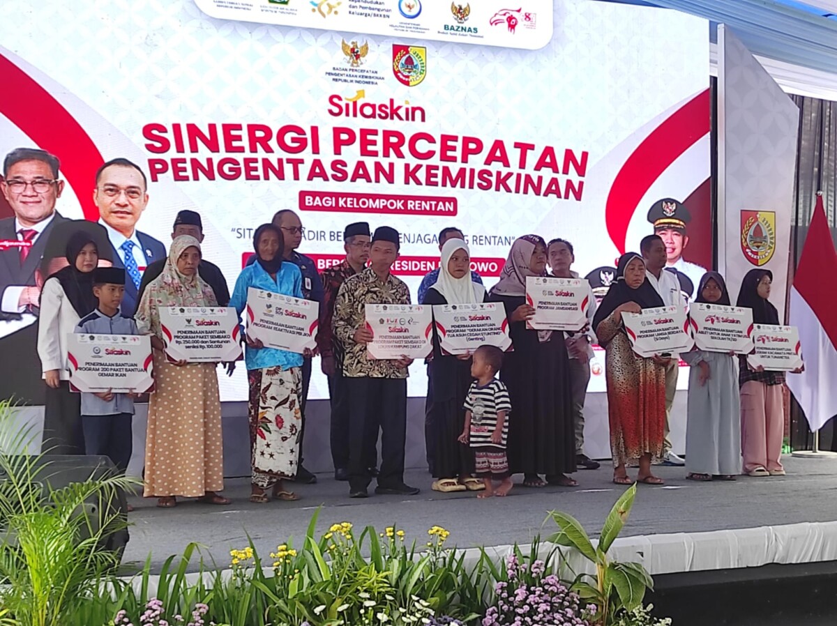 Bantuan dari BP Taskin untuk warga rentan miskin hingga miskin ekstrem di Jember (foto: jurnalis.co.id/Sigit)