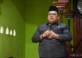 Wakil Bupati Kubu Raya Sukiryanto saat safari Ramadan di Masjid Muhajirin, Desa Batu Ampar, Kecamatan Batu Ampar, Senin (23/2/2026).