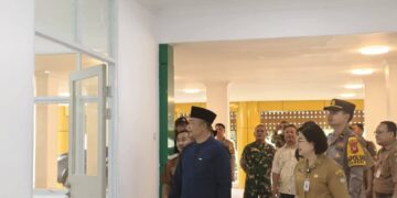 Alexander Wilyo pantau progres pembangunan fisik Rumah Sakit (RS) Pratama Kecamatan Sandai telah mencapai 100 persen. , Selasa (24/2/2026).