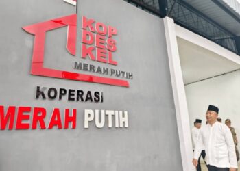 Bupati Ketapang, Alexander Wilyo meninjau langsung Pembagunan Koperasi Desa di wilayah Nanga Tayap. Foto: Istimewa.