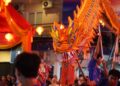 Atraksi Naga menjadi daya tarik Festival Cap Go Meh 2577 Kongzii di Pontianak.