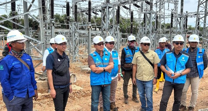 Perkuat Pasokan Listrik Kalbar, PLN UIP KLB Tinjau Progress GI 150 kV Ambawang