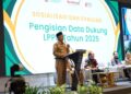Sekda Kota Pontianak Amirullah saat membuka Sosialisasi dan Evaluasi Pengisian Data Dukung LPPD Tahun 2026