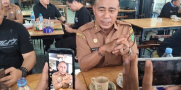 Wakil Gubernur Kalimantan Barat, Krisantus Kurniawan saat kunjungan kerja ke Kabupaten Sintang, Selasa (3/3/2026)