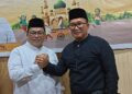 Bupati Sujiwo saat menghadiri buka puasa bersama di kediaman Wakil Bupati Sukiryanto di Pontianak, Sabtu (7/3/2026).