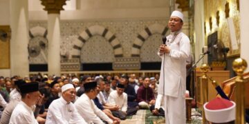 Ustadz Das'ad Latif saat Safari Kamtibmas Ustadz di Masjid Raya Mujahidin