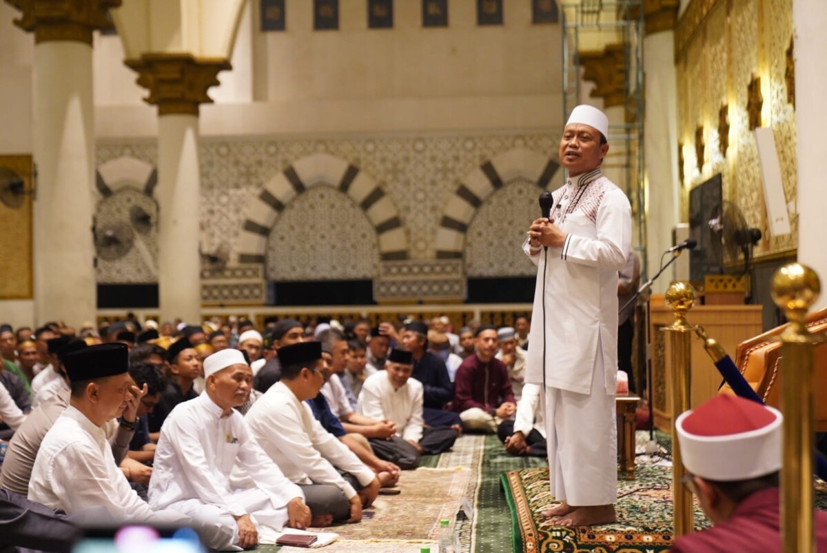 Ustadz Das'ad Latif saat Safari Kamtibmas Ustadz di Masjid Raya Mujahidin