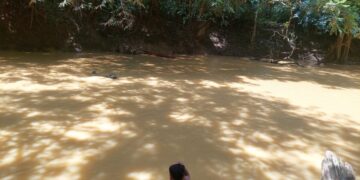 Kondisi sungai Seberuang Kecamatan Seberuang Kabupaten Kapuas Hulu makin parah. Diduga adanya kegiatan PETI di wilayah tersebut. Ist