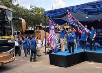 Mudik Gratis Pertama Pasca Merger, XLSMART Berangkatkan 700 Pemudik