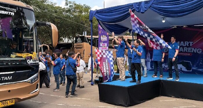 Mudik Gratis Pertama Pasca Merger, XLSMART Berangkatkan 700 Pemudik