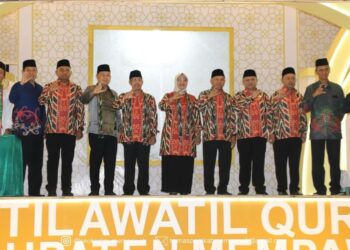 Moment Pembukaan MTQ ke-XXXVII tahun 2026 di Desa Sekabuk, Kecamatan Sadaniang, Foto Prokopim Mempawah.