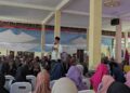 Bupati Jember, Gus Fawait menyampaikan kelanjutan program Mljo Cinta kepada ibu-ibu di Balai Desa Suco.