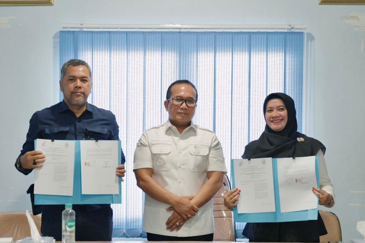 Sujiwo saat menghadiri penandatanganan Perjanjian Kerja Sama Bisnis dan Peningkatan Kapasitas kedua perusahaan daerah tersebut, Rabu (1/4/2026).