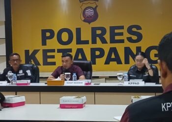 Satuan Reserse Kriminal Polres Ketapang memaparkan proses hukum kasus perundungan dan kekerasan di wilayah Tumbang Titi.