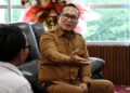 Bupati Sujiwo memaparkan pandangan soal MBG kepada Tim Ahli Direktorat PPM, Senin 11 Mei 2026. Foto: Syamsul Arifin/Jurnalis.co.id