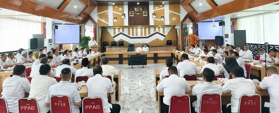 Bupati dan Wabup Ketapang mengadakan Rapat Koordinasi dan Konsolidasi bersama seluruh OPD pada Rabu, 6 Mei 2026. Foto Abdul Salim/Jurnalis.co.id