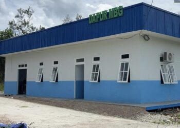 Dapur MBG 3T di Desa Mensiau, Kecamatan Batang Lupar, Kabupaten Kapuas hulu sudah rampung dibangun. Tapi kontraktor belum dibayar.