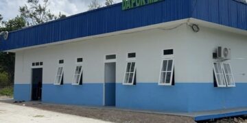 Dapur MBG 3T di Desa Mensiau, Kecamatan Batang Lupar, Kabupaten Kapuas hulu sudah rampung dibangun. Tapi kontraktor belum dibayar.