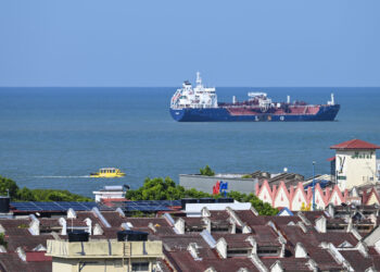 Pemandangan Selat Malaka sebagaimana terlihat dari Melaka, Malaysia pada 18 Juni 2023 silam. Foto: Cheng Yiheng/Xinhua