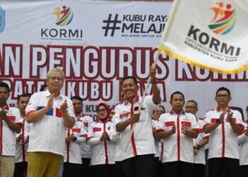 Pengurus KORMI Kubu Raya Periode 2025-2029 dilantik, Selasa, 28 April 2026. Foto: Syamsul Arifin/Jurnalis.co.id