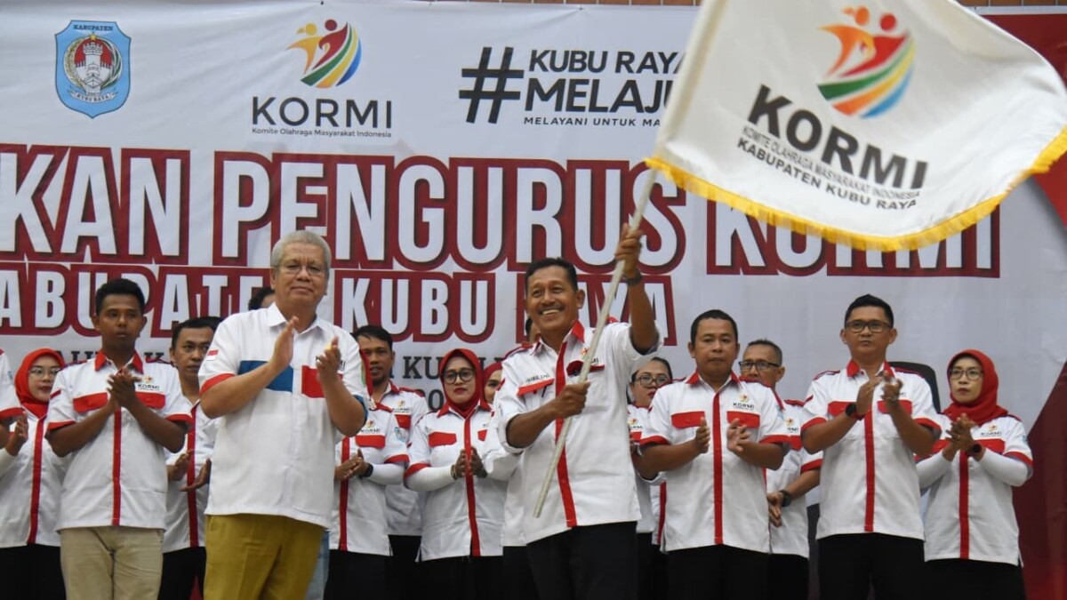 Pengurus KORMI Kubu Raya Periode 2025-2029 dilantik, Selasa, 28 April 2026. Foto: Syamsul Arifin/Jurnalis.co.id