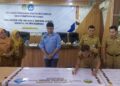 Wakil Bupati Ketapang, Jamhuri, melakukan Penandatanganan pakta integritas SPMB, Selasa, 5 Mei 2026.
