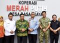 Wakil Bupati Raya, Sukiryanto, hadir di peresmian Kopdes Merah Putih Rasau Jaya 1 pada Sabtu, 16 Mei 2026. Foto: Syamsul Arifin/Jurnalis.co.id